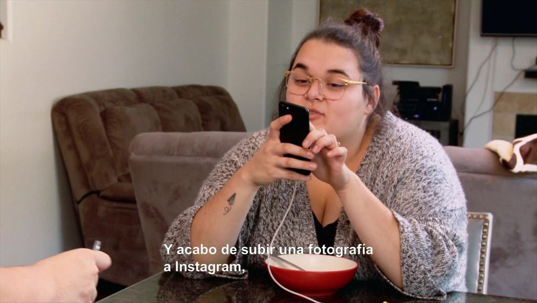 Jenicka can’t live without her phone Jenicka can’t live without her phone
